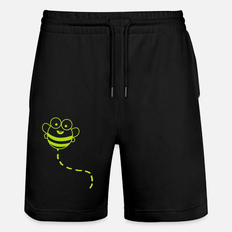 Drôle d’abeille - Short de jogging bio TRAINER Stanley/Stella unisexe - noir