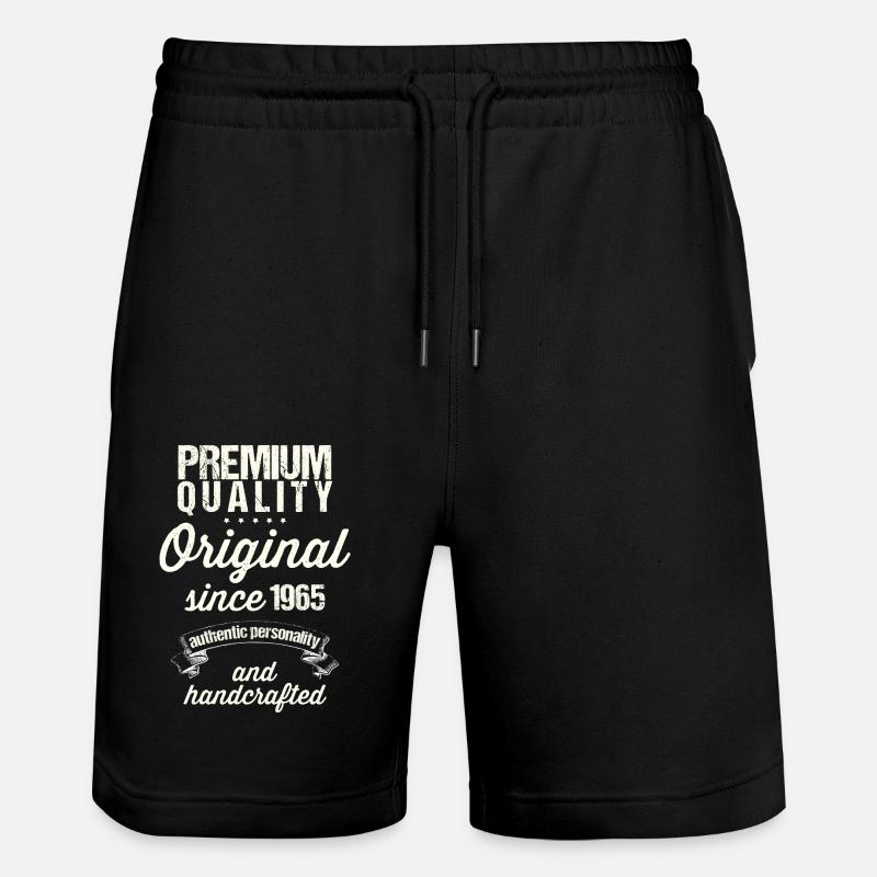 Né en 1965 - Short de jogging bio TRAINER Stanley/Stella unisexe - noir