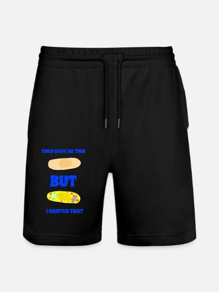 Klassisches Dressing oder Space Dressing - Stanley/Stella Unisex Bio Joggingshorts Trainer - Schwarz