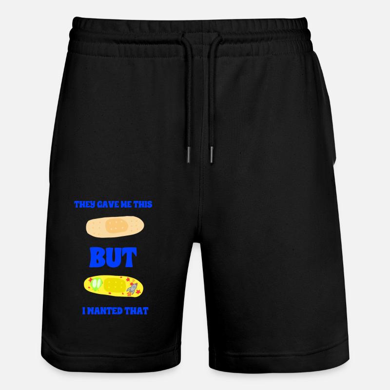 Pansement classique ou pansement espace - Short de jogging bio TRAINER Stanley/Stella unisexe - noir