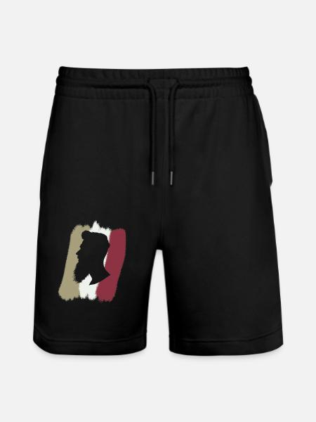 Bart November Baertig - Short de jogging bio TRAINER Stanley/Stella unisexe - noir