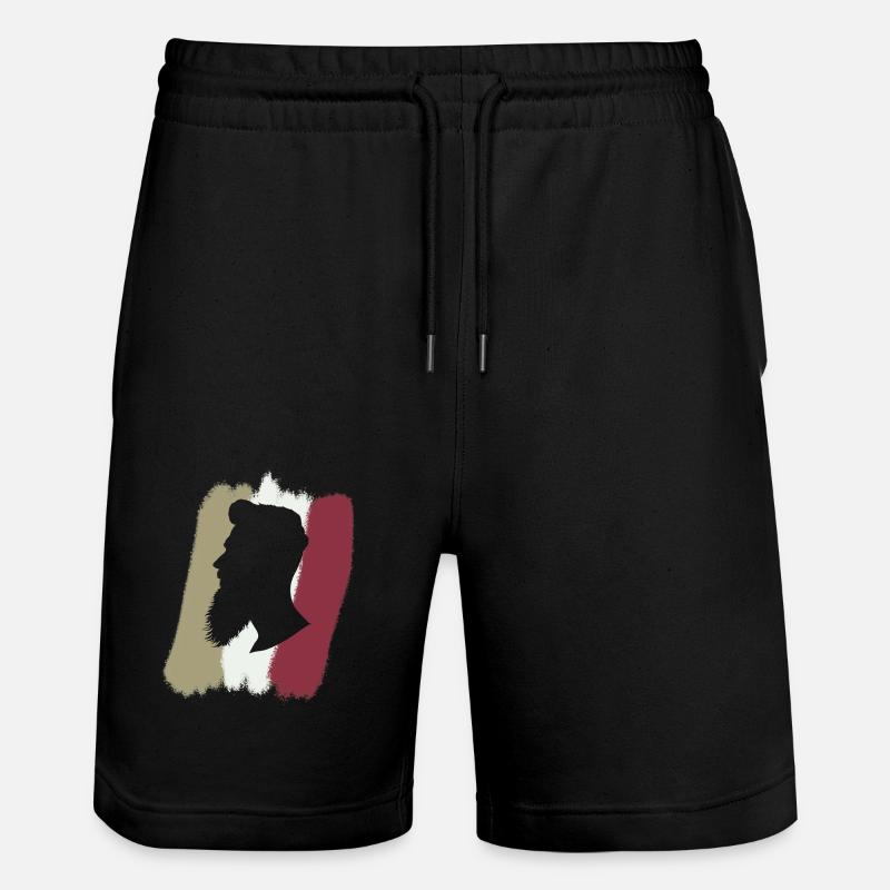 Bart November Baertig - Short de jogging bio TRAINER Stanley/Stella unisexe - noir