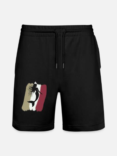 Mythical creature Neptune - Stanley/Stella Trainer Unisex Organic Jogging Shorts - black