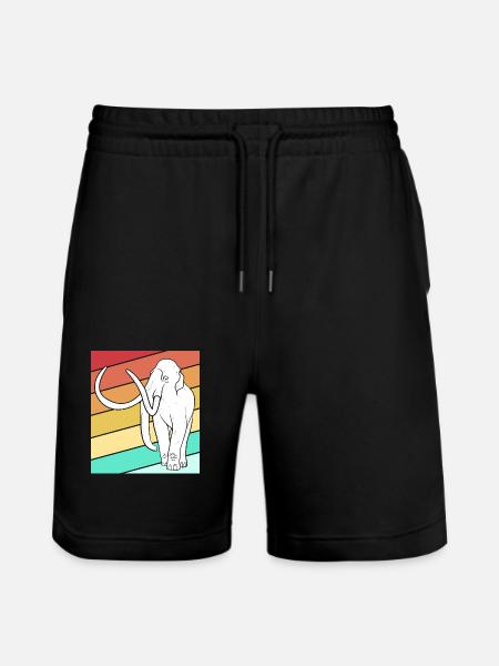 Mammoth - Stanley/Stella Trainer Unisex Organic Jogging Shorts - black