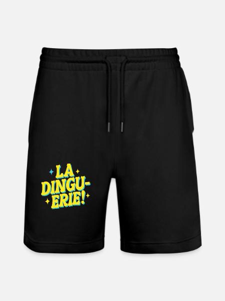 La dinguerie - Short de jogging bio TRAINER Stanley/Stella unisexe - noir