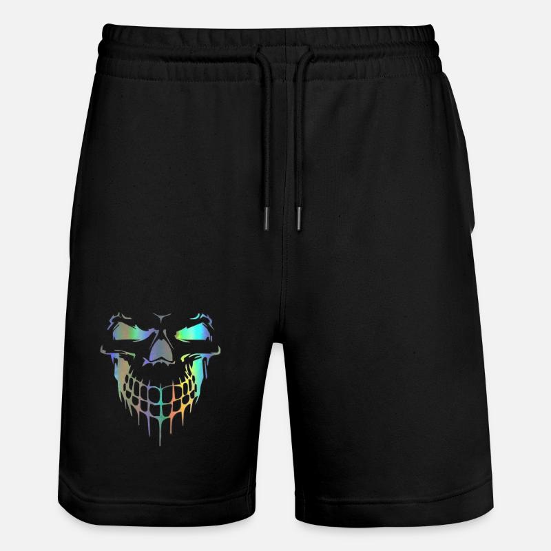 crâne - Short de jogging bio TRAINER Stanley/Stella unisexe - noir