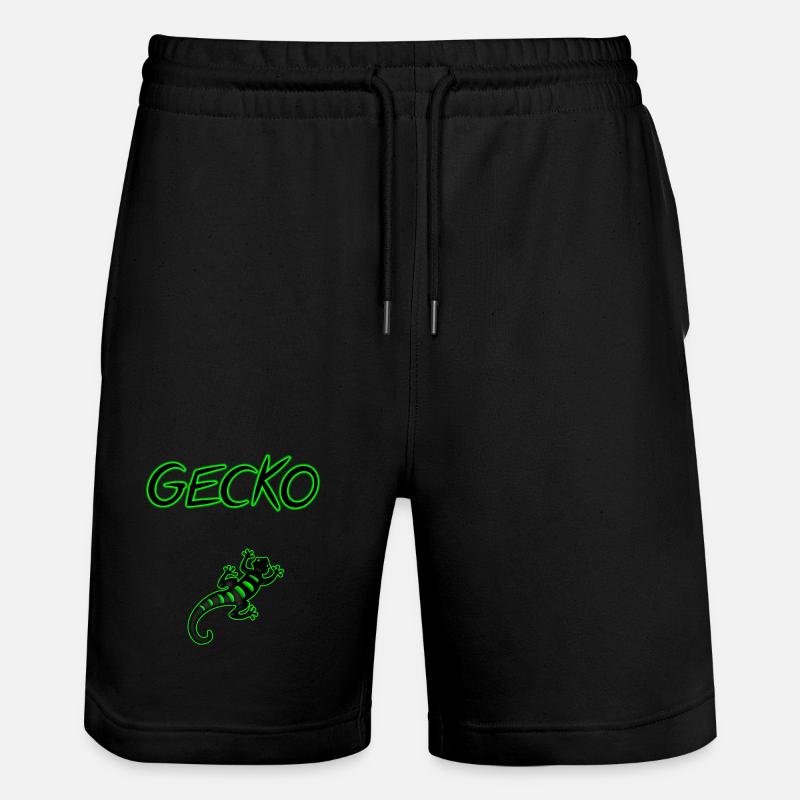 gecko - Short de jogging bio TRAINER Stanley/Stella unisexe - noir