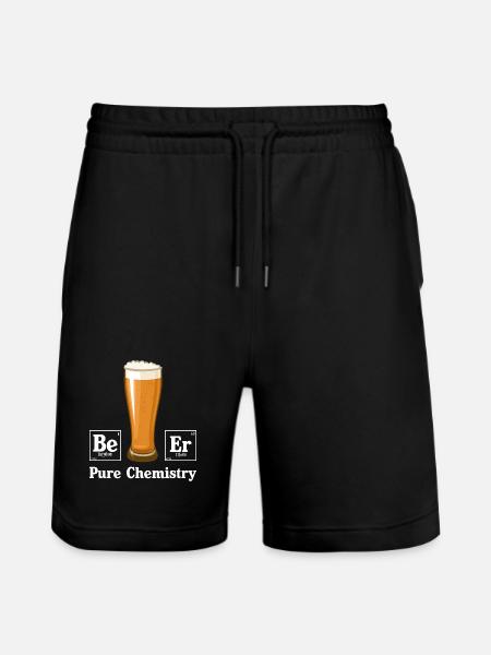 Pure Chemistry - Stanley/Stella Trainer Unisex Organic Jogging Shorts - black
