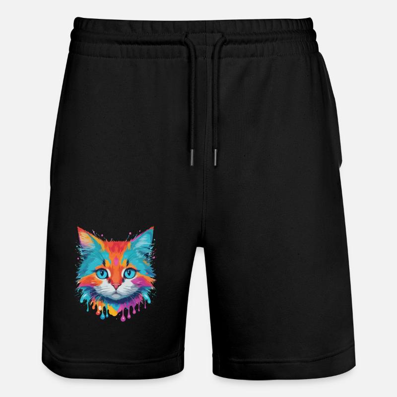 Chat mignon - Short de jogging bio TRAINER Stanley/Stella unisexe - noir