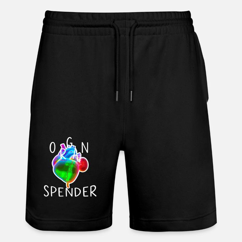 Donneur d’organes - Short de jogging bio TRAINER Stanley/Stella unisexe - noir