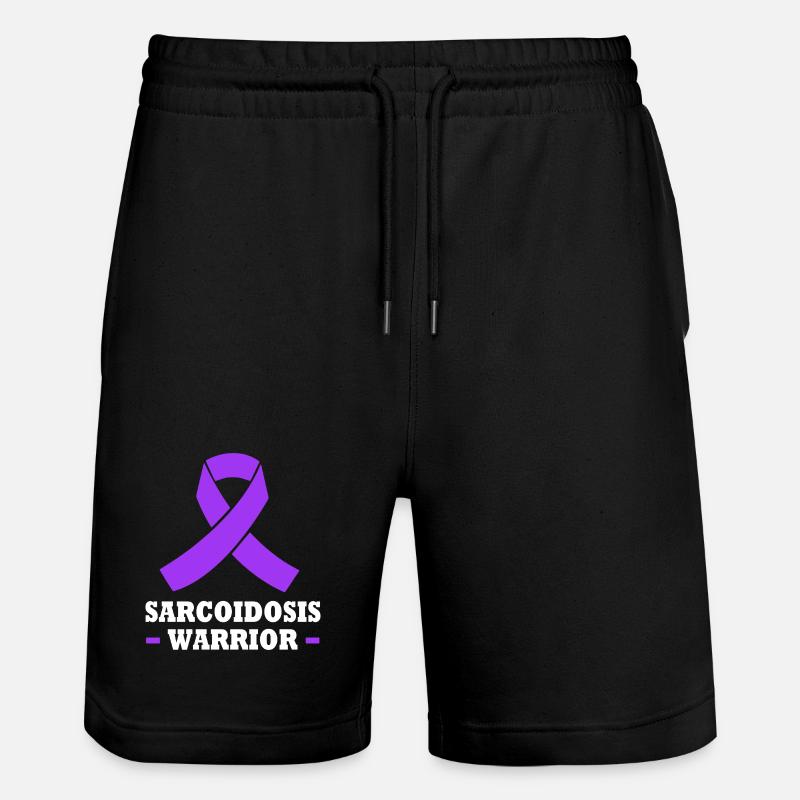 Sarkoidose - Stanley/Stella Unisex Bio Joggingshorts Trainer - Schwarz