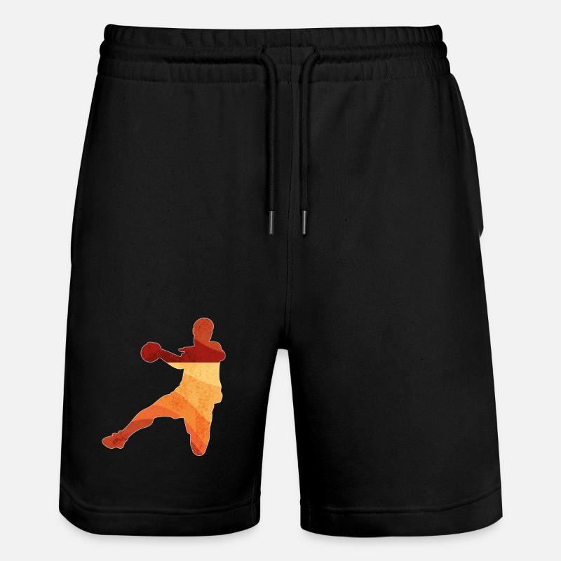 Dunk au basket en rétrogradient - Short de jogging bio TRAINER Stanley/Stella unisexe - noir