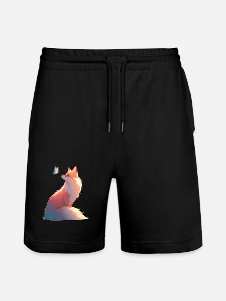 FoxButterflyLight - Short de jogging bio TRAINER Stanley/Stella unisexe - noir