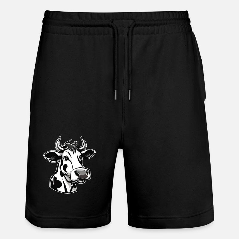 Mignon Moo Cow - Short de jogging bio TRAINER Stanley/Stella unisexe - noir