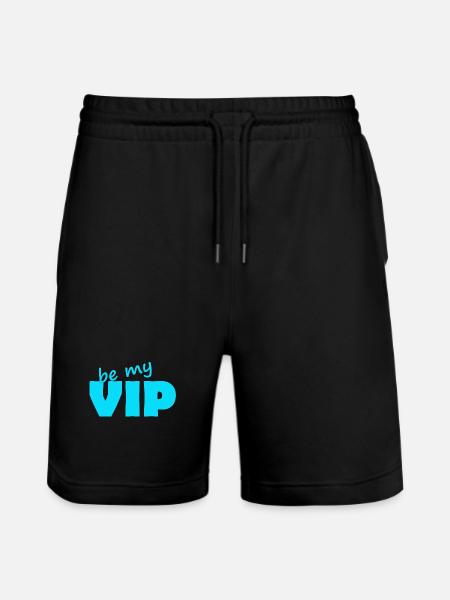 BE MY VIP - Stanley/Stella Trainer Unisex Organic Jogging Shorts - black