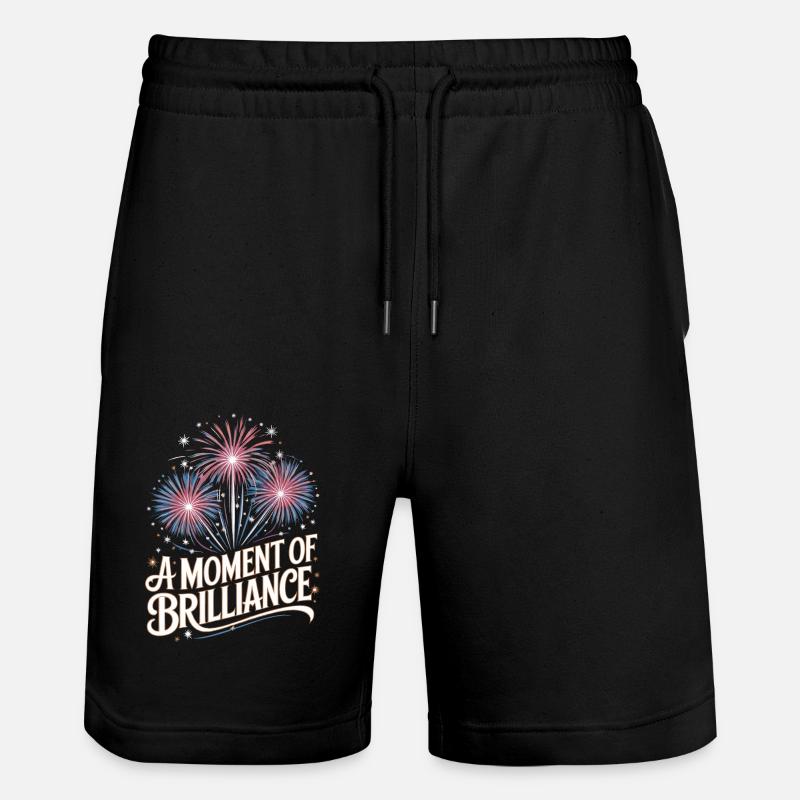 Pyrotechnics Fireworks Pyrotechnics - Stanley/Stella Trainer Unisex Organic Jogging Shorts - black