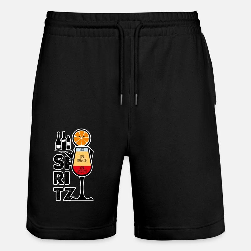 Serveur? Un Spritz! - Short de jogging bio TRAINER Stanley/Stella unisexe - noir