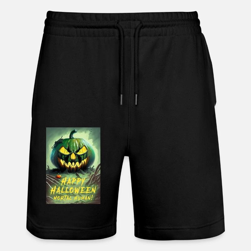 Joyeux Halloween Mortal Human - Short de jogging bio TRAINER Stanley/Stella unisexe - noir