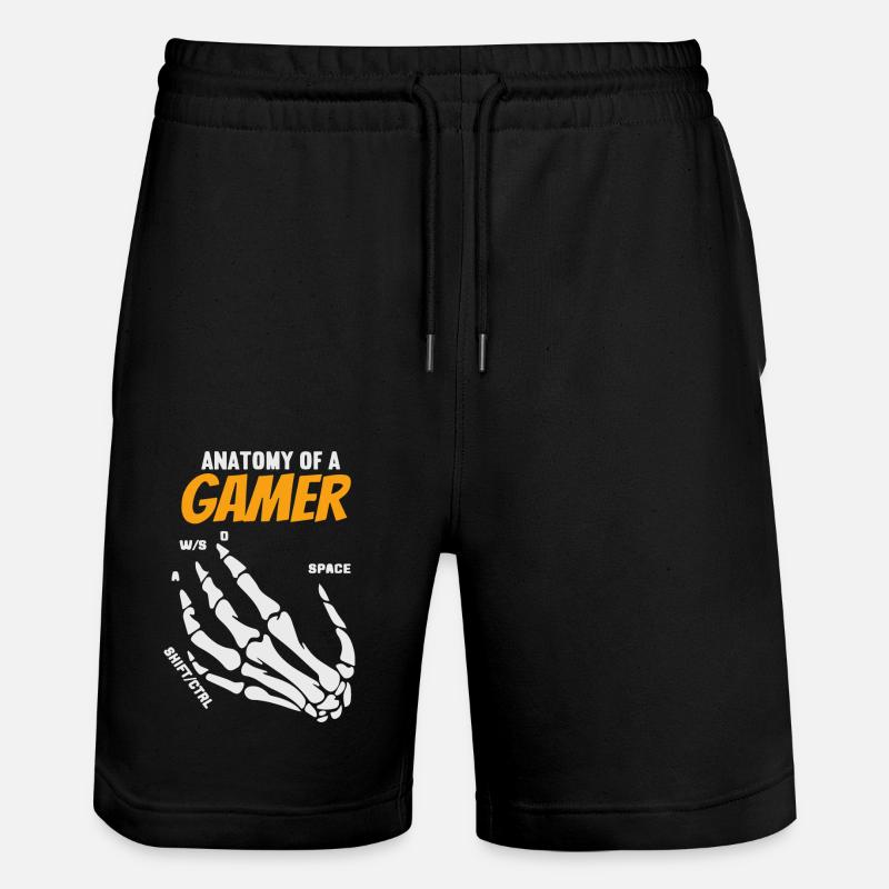 Anatomie d’un joueur - Short de jogging bio TRAINER Stanley/Stella unisexe - noir