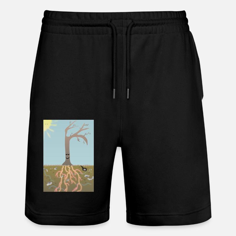 Hiver force intérieure - Short de jogging bio TRAINER Stanley/Stella unisexe - noir