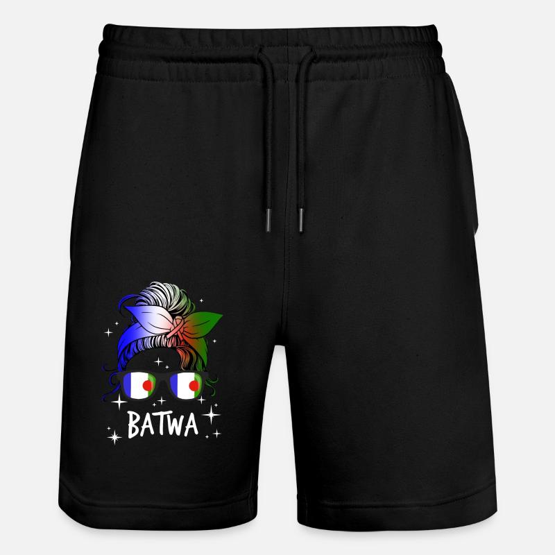 Batwa - Short de jogging bio TRAINER Stanley/Stella unisexe - noir