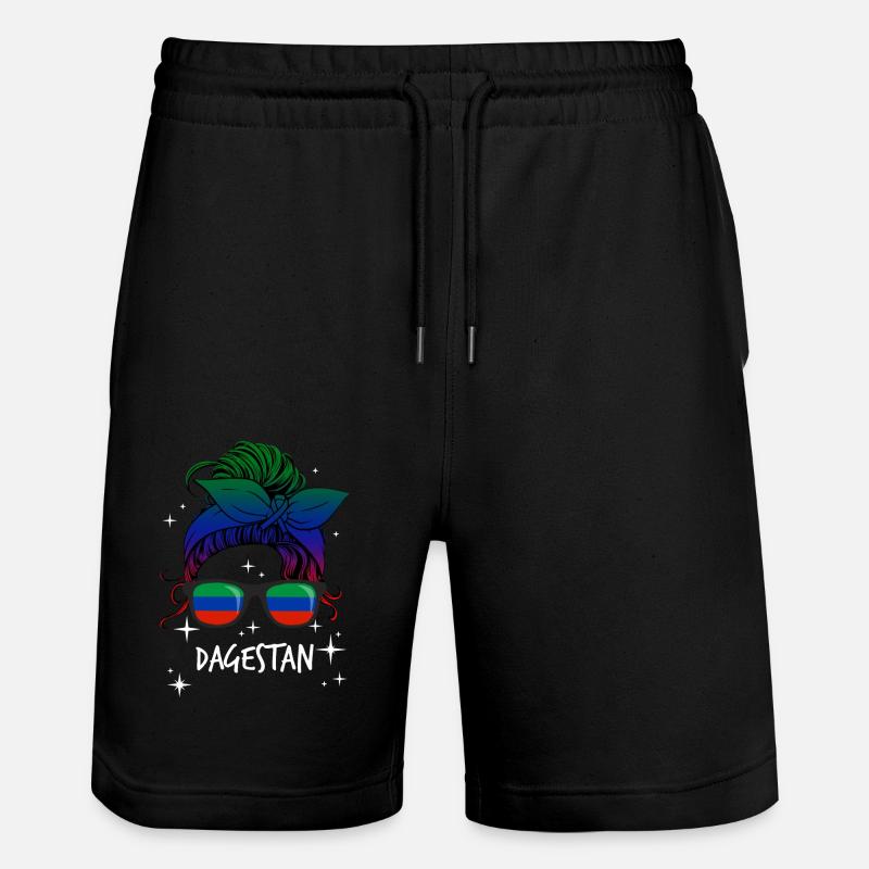 Daghestan - Short de jogging bio TRAINER Stanley/Stella unisexe - noir
