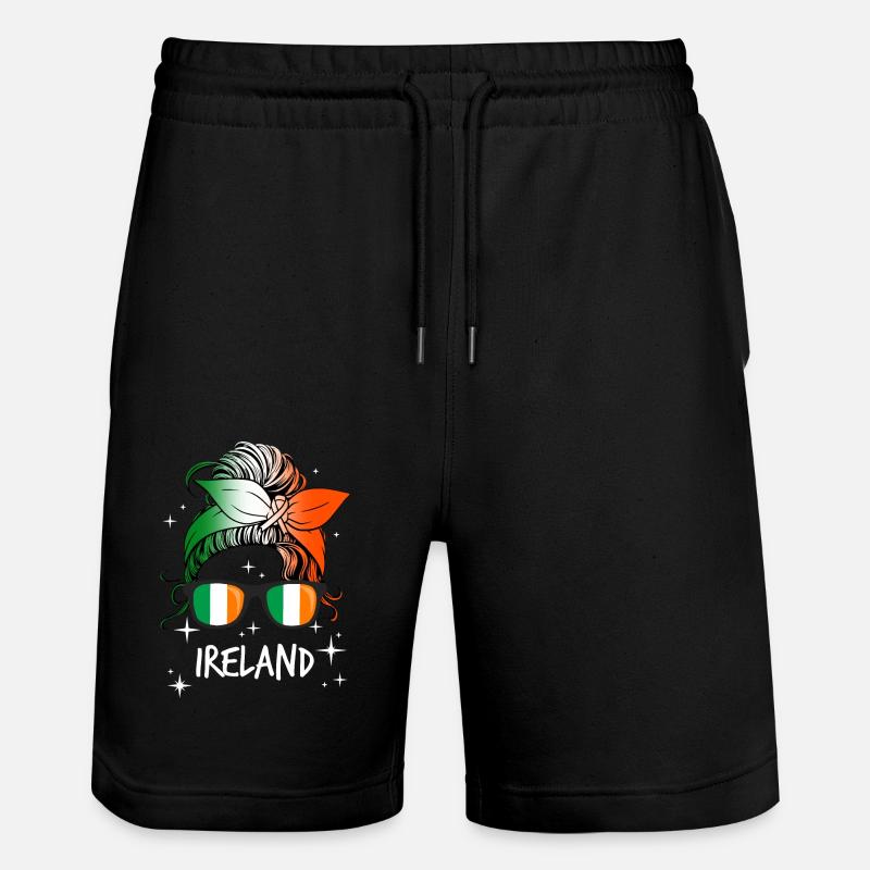Irlande - Short de jogging bio TRAINER Stanley/Stella unisexe - noir