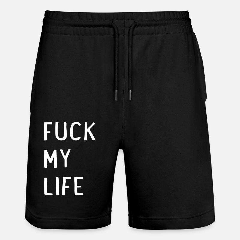 Fuck ma vie - Short de jogging bio TRAINER Stanley/Stella unisexe - noir