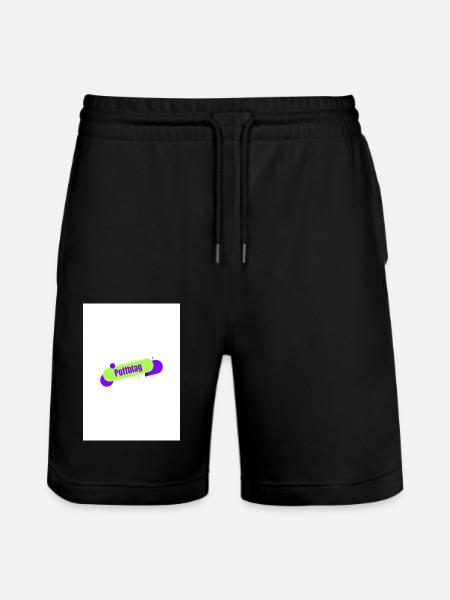Pottblag - Stanley/Stella Unisex Bio Joggingshorts Trainer  - Schwarz