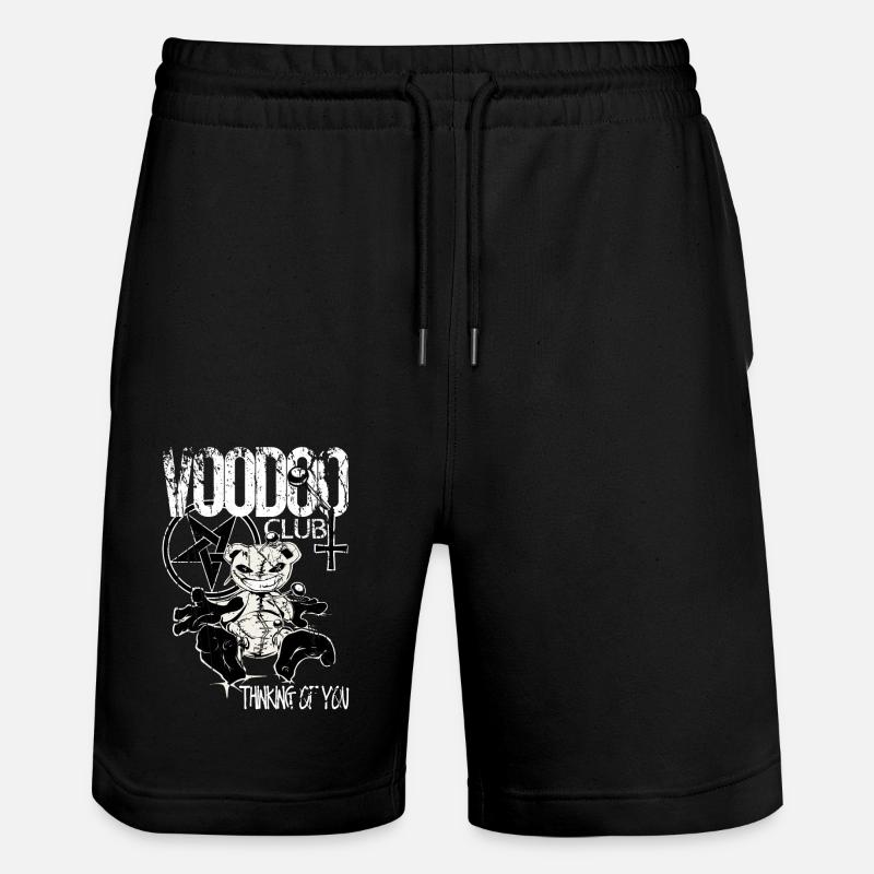 Voodooclub - Short de jogging bio TRAINER Stanley/Stella unisexe - noir