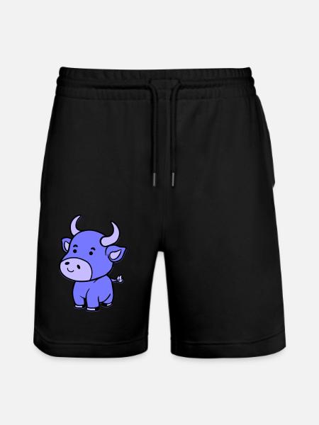 bébé vache - Short de jogging bio TRAINER Stanley/Stella unisexe - noir