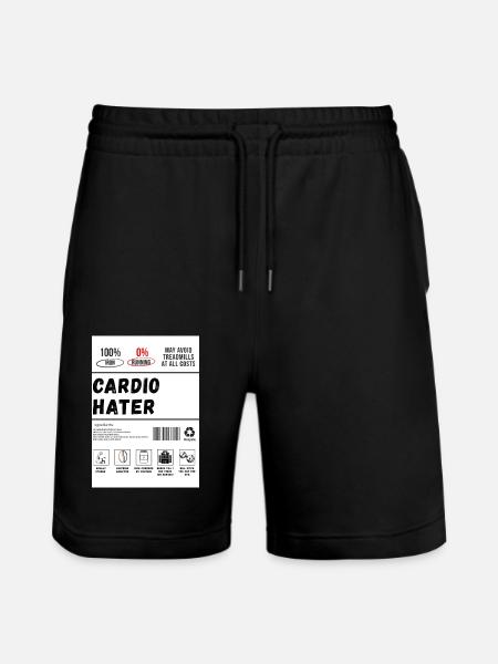 T-shirt Gym Nutrition - Stanley/Stella Trainer Unisex Organic Jogging Shorts - black