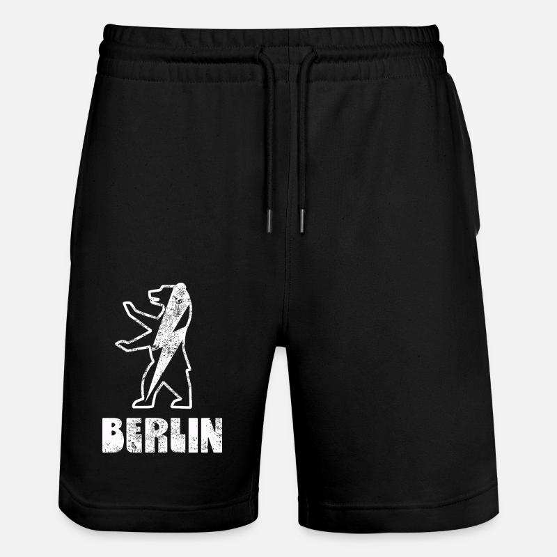 Berlin - Short de jogging bio TRAINER Stanley/Stella unisexe - noir