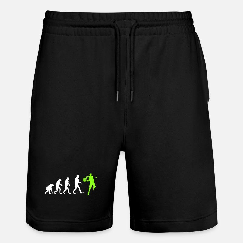 Padel Evolution - Stanley/Stella Unisex Bio Joggingshorts Trainer  - Schwarz