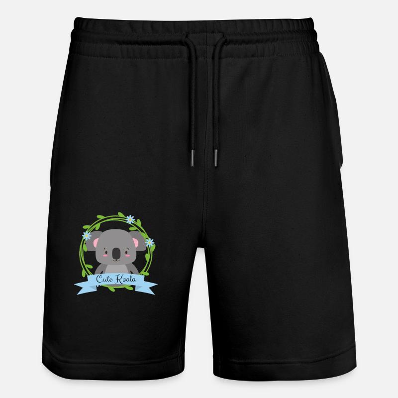 Koala mignon - Short de jogging bio TRAINER Stanley/Stella unisexe - noir