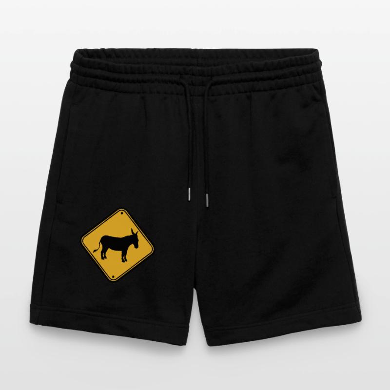 Note danger sign warning caution caution ese Stanley/Stella Trainer Unisex Organic Jogging Shorts