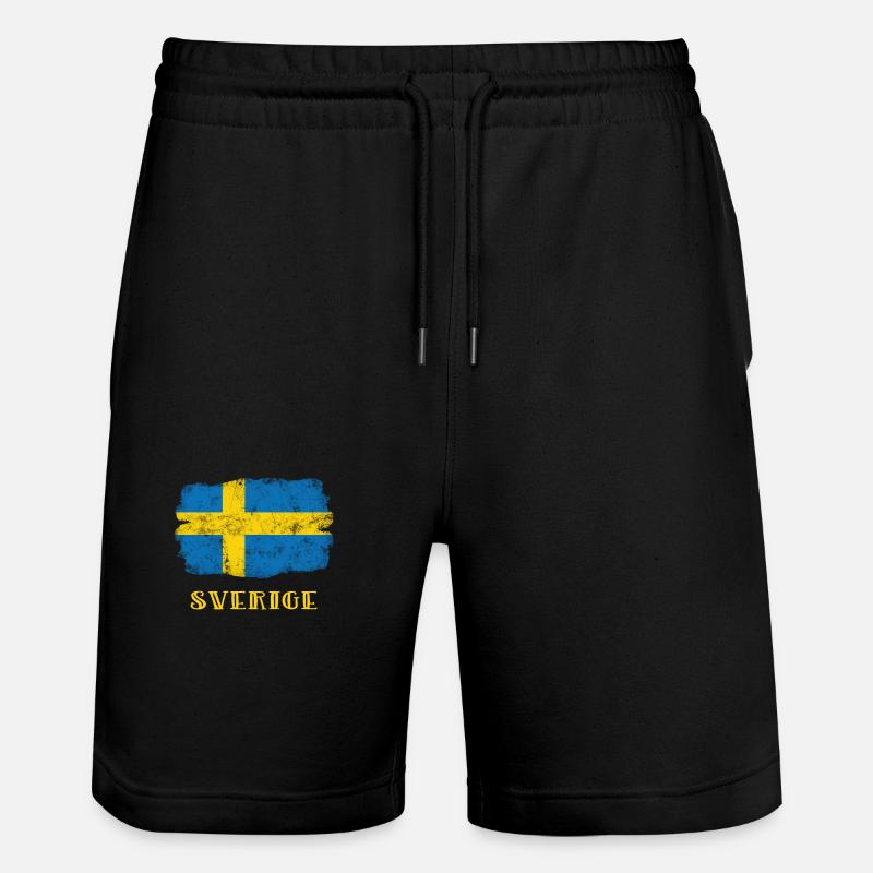 Suède - Short de jogging bio TRAINER Stanley/Stella unisexe - noir