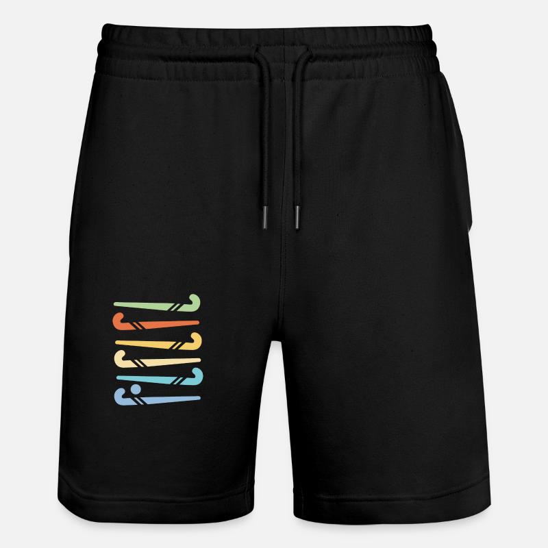 Hockeyschläger - Stanley/Stella Unisex Bio Joggingshorts Trainer  - Schwarz