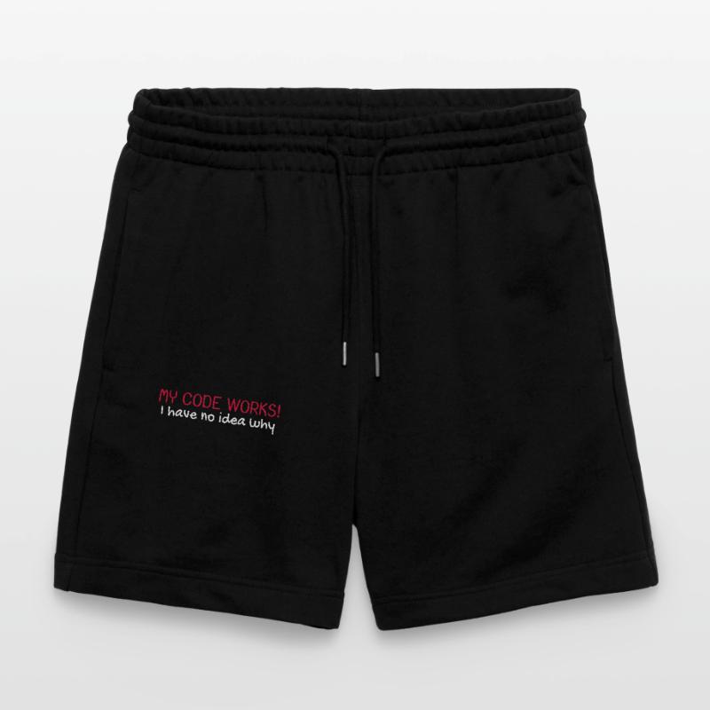 My code works programmer computer scientist Stanley/Stella Trainer Unisex Organic Jogging Shorts