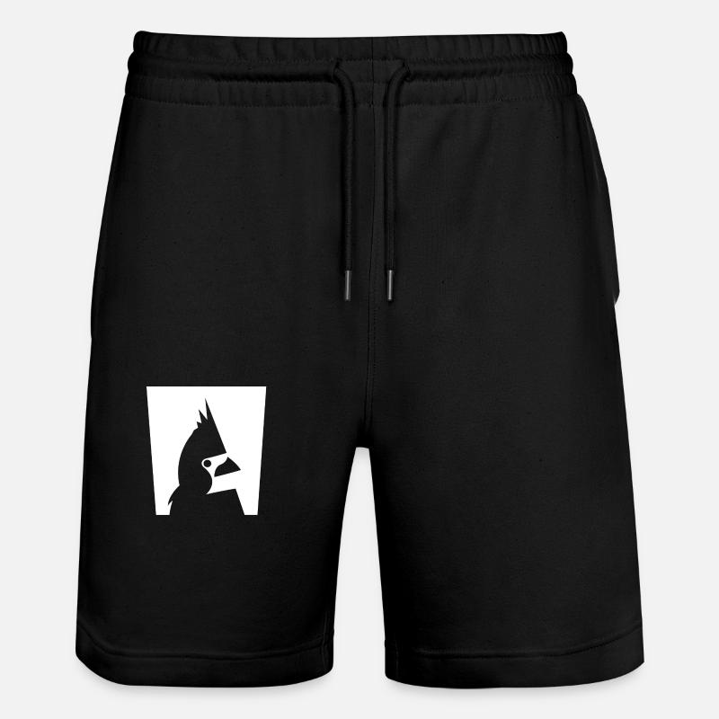 BIRD PARROT - Short de jogging bio TRAINER Stanley/Stella unisexe - noir