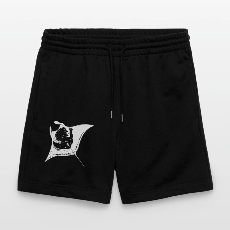 Manta Ray - devil rays Stanley/Stella Trainer Unisex Organic Jogging Shorts