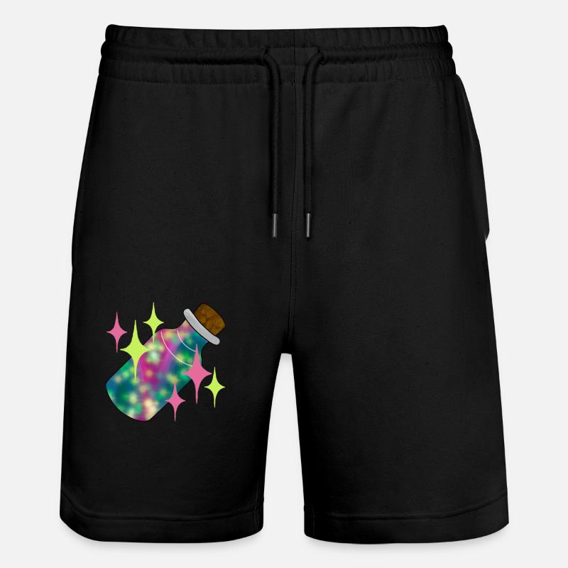 poussière de fée - Short de jogging bio TRAINER Stanley/Stella unisexe - noir