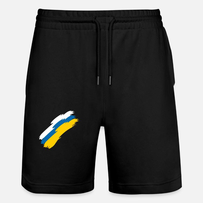 Drapeau des îles Canaries - Short de jogging bio TRAINER Stanley/Stella unisexe - noir