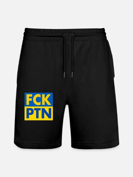 Fck ptn - Stanley/Stella Trainer Unisex Organic Jogging Shorts - black
