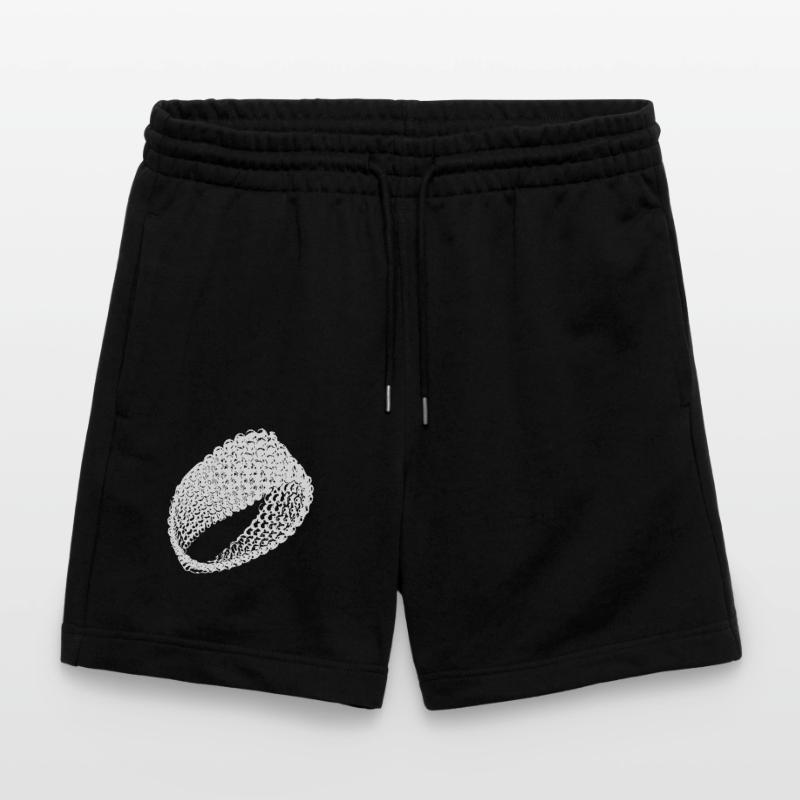 Geometric vintage Möbius loop flat surface Stanley/Stella Trainer Unisex Organic Jogging Shorts