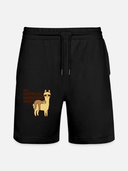 My official napping shirt - Stanley/Stella Trainer Unisex Organic Jogging Shorts - black