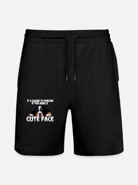 Bouvier bernois - Short de jogging bio TRAINER Stanley/Stella unisexe - noir