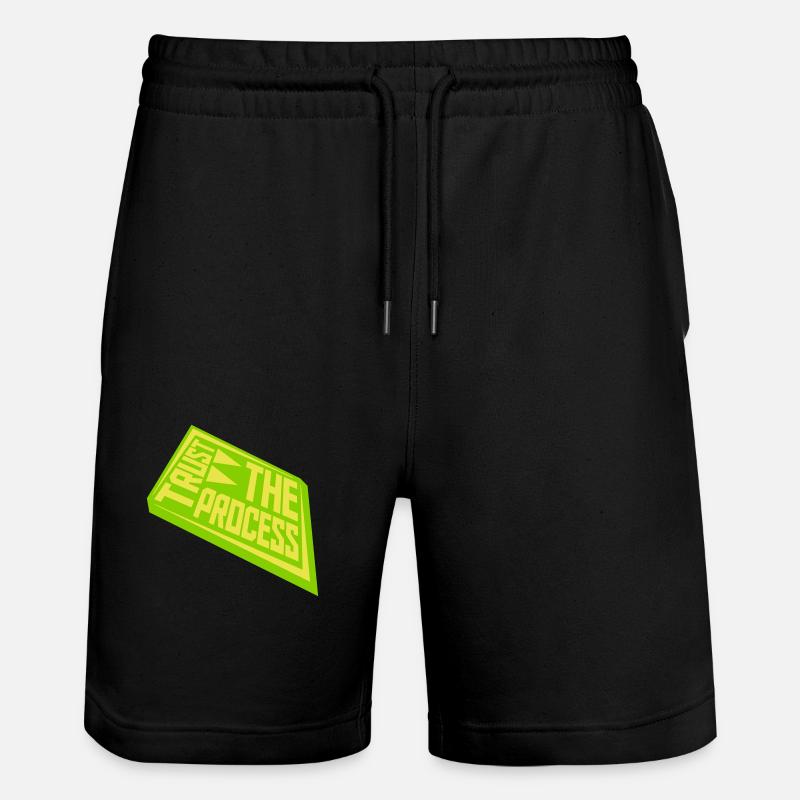 faire confiance au processus Devis - Short de jogging bio TRAINER Stanley/Stella unisexe - noir