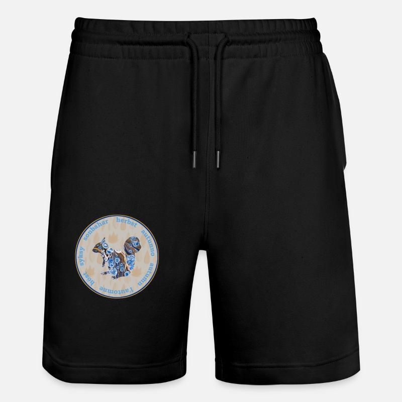 herbst 57 e 262 - Stanley/Stella Unisex Bio Joggingshorts Trainer  - Schwarz
