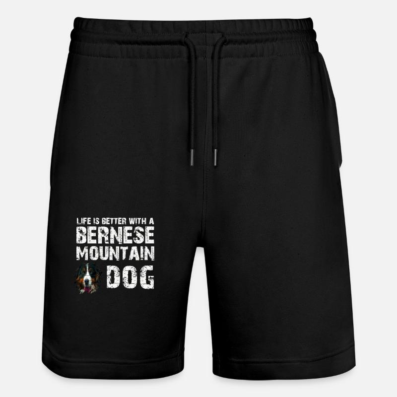 Bouvier bernois - Short de jogging bio TRAINER Stanley/Stella unisexe - noir